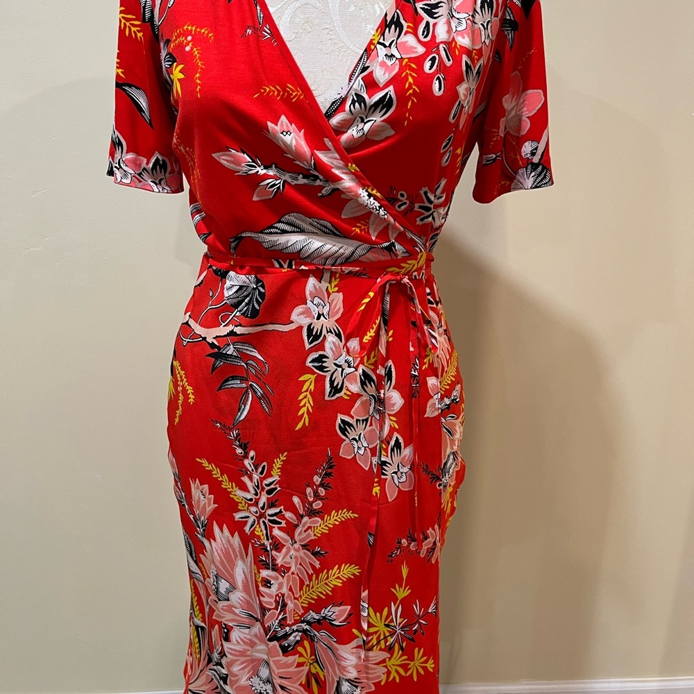 COPY - DVF silk wrap dress